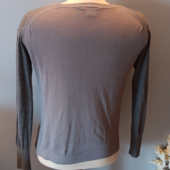 InWear grey cardigan with sheer back - Picture 2 of 4